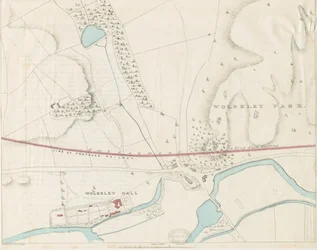 ウォルズリーホール：色合いのリトグラフ、nd [1806-1885]