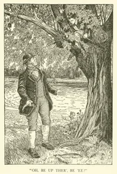 Tom Browns School-Days」のイラスト（彫刻）。