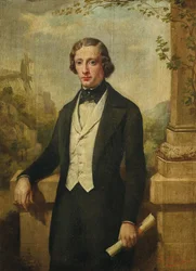フレデリック・ショパン（1810-1849年）の肖像、1843年。