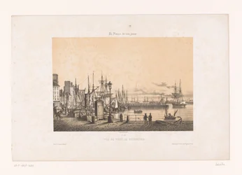 シェルブール港の眺め Vue du port de Cherbourg (オブジェクトのタイトル) 現代フランス（シリーズタイトル） La France de nos jours (オブジェクトのシリーズ タイトル)