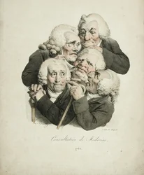 医師の診察、1823
