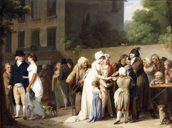 L "Escamoteur sur le Boulevards、1806