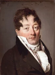 Alexandre Balthazar Laurent Grimod de la Reyniere (1758-1837) par Boilly, Louis-Leopold (1761-1845), - 油彩・キャンバス, 22x17 - パリ、マルモッタン・モネ美術館