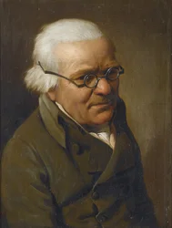 眼鏡をかけた男性の肖像 par Boilly, Louis-Leopold (1761-1845).キャンバスに油彩、サイズ：21,9x17