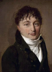 作曲家シャルル・グノー（1818-1893）の肖像 par Louis Leopold (Louis-Leopold) Boilly (1761-1845) - 厚紙に油彩 - パリ、オペラ座ガルニエ書庫
