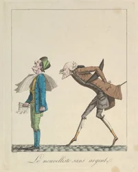 Le Nouvelliste Sans Argent、1814年。