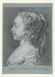 若い女の子の肖像画 Tete de jeune fille