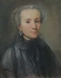 1776年のポーランド貴族の女性の肖像