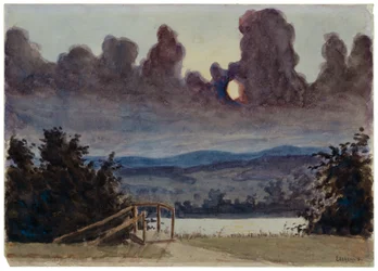 暗い雲 1901年頃 （紙に水彩、鉛筆）