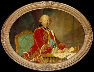 Choiseul Stainville公爵Etienne Francois（1719 -1785）の肖像。ルイ・ミッシェル・ヴァン・ロー（1707年～1771年