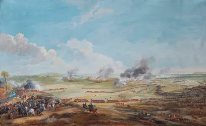 ラウフェルドの戦い（1747年7月2日、ローフェルド）の遠景