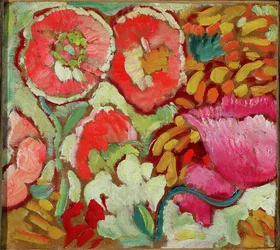 Flowers from the Garden at Agay, c.1908 (oil on card)   1450572   ja       japanese Successfully Translated  Original: The vocal factory of the singer Rosa Silber Translat: The vocal factory of the singer Rosa Silber 1453125 ja japanese Successfully Transl