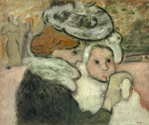 母と子 (Mme Valtat と彼女の息子、ジーンズ); 母と子（ヴァルタット夫人と息子のジャン）