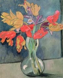 チューリップの花束