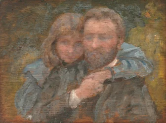 Enrico and Estella Canziani, 1880-1900年。  