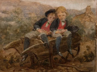 スケッチ オブ ザ ホンズ（Hons.Dudley and Archie Hamilton Gordon, 1890.