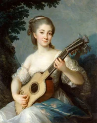 マリー・ルイーズ・ド・ロビエンの肖像、1774年。