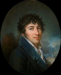 Moritz Christian Reichsgraf von Fries 1777-1828 の肖像、c. 1796年。