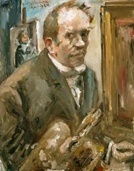 オートポートレイト - セルフポートレイト - Peinture de Lovis Corinth (1858-1925) - 1924 - 油彩・キャンバス - 100x80 - (c) Museum of Modern Art, New York