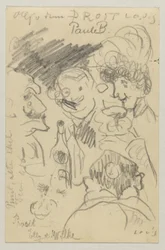 Lovis Corinth から Carl Strathmann へ: はがき、1905 年 9 月 23 日の消印