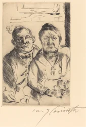 East Prussian Couple 東プロイセンのカップル 1916年