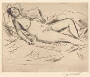 眠る女