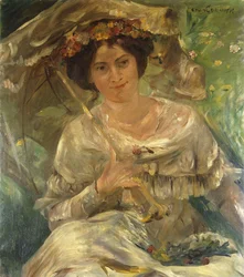 日差しの中で女性;レディ・イン・ザ・サンシャイン、1910