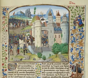 The French attempt to recapture Calais from England, 1350, ca 1470-1475.    1189524   ja       japanese Successfully Translated  Original: The Sentinels - Calaveras Grove, ca. 1878. Translat: The Sentinels - Calaveras Grove, ca. 1878. 1184895 ja japanese S