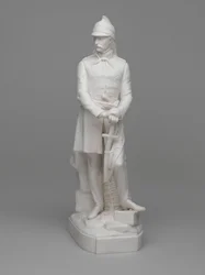 パリアンウェアのウィリアム・ホドソン中尉（後に少佐）の彫像