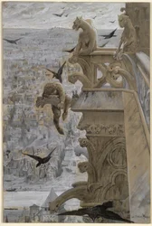 ノートルダムドパリc。 1881年。
