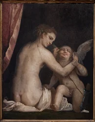 Fontanellato、Masone Labyrinth、Franco Maria Ricci Art Collection: 「ビーナスの目隠しキューピッド」