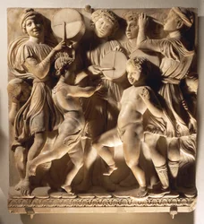 Laudate Eum in timpano（SALMO150、Laudate Dominum）、太鼓奏者とのパネル。