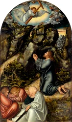 ドイツ語：Christus am Ölberg 庭園の苦悩