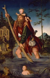 ドイツ語：Der heilige Christophorus 聖クリストファー