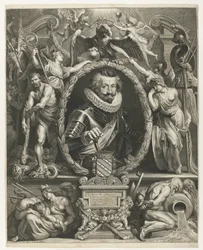 ブッコイ伯シャルル・ボナヴァンチュール・ド・ロングヴァルの肖像 Charles-Bonaventure de Longuevalの肖像、Graaf van Bucquoy