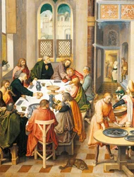 ルーカス・ファン・ライデン作「最後の晩餐」（1494年頃～1533年頃