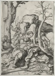 サムソンとデリラ、c。 1507。