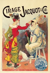 ポスター広告「Jacquot」シュークリーム (リソ色)