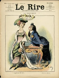 2012年3月30日付Le Rire紙に掲載されたイラスト - the seductress（彫刻）。