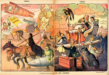 La Baionnette, カラフルな風刺