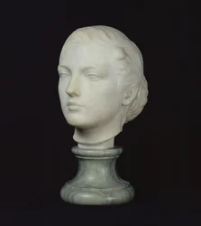 ジェーン・ププレ(1878-1932)の頭部 1897年(大理石)