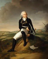 フランソワ・クリストフ・ケラーマンの肖像1735-1820（キャンバスに油彩）