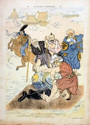 ブラウンが描いたアンリ・ブリッソン（1835-1912）の風刺画（エングレービング