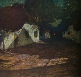 月光の夜、c1900、1905