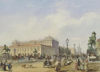 サンクトペテルブルクのアニチコフ橋（1847年