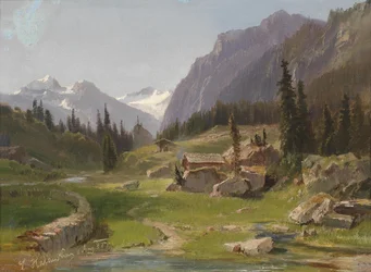 のどかな山の風景