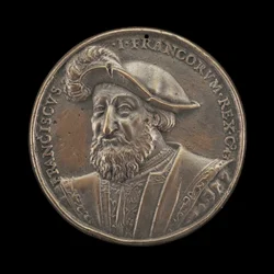 フランソワ1世、1494年～1547年、フランス王1515年（裏面）、1537年