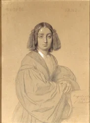ジョージ・サンドの肖像（1837年
