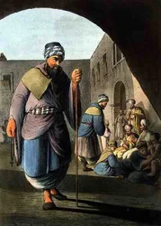 マロン派の僧侶と巡礼者たち（R.Bowyer Historic Gallery, London発行の「Views of Palestine」Vol.IIより