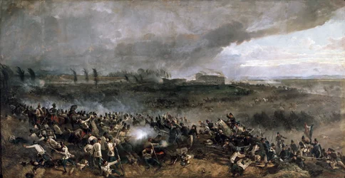 サン・マルティーノの戦い、1859年6月24日（油彩・キャンバス）